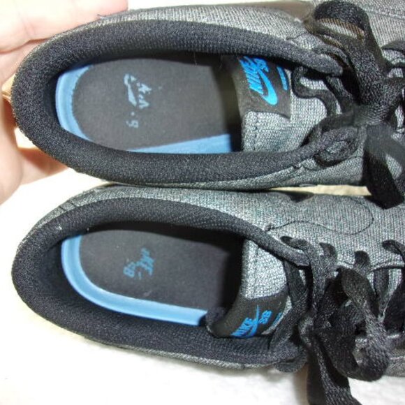 S-134 MENS NIKE CHECK SOLARSOFT CANVAS SB SNEAKERS - Picture 8 of 13